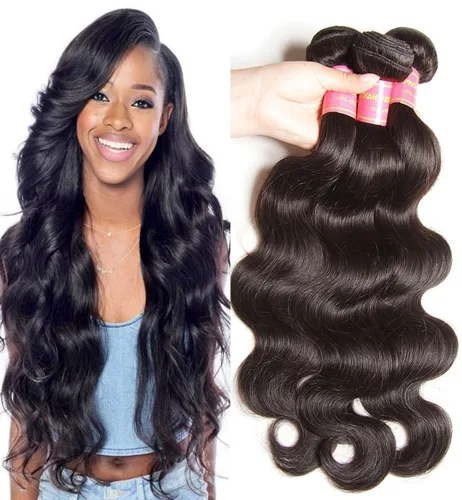 Vista 5 de Beauty Forever 3 extensiones de cabello ondulado indio, 100% sin procesar, cabello humano virgen, teje color natural, 3.35-3.53 oz/pieza (8 10 12)