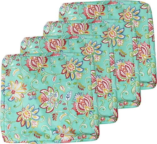 Vista 9 de EHouseHome Fundas de cojín para silla de patio, lavables, resistentes a los rayos UV, fundas de repuesto, impermeables, para muebles de exterior