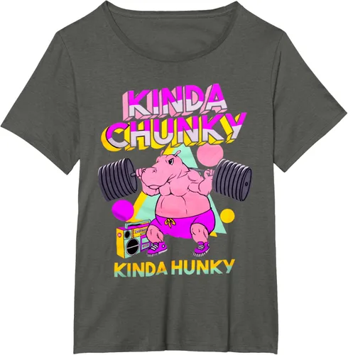 Vista 87 de Kinda Chunky Kinda Hunky, camiseta de gimnasio para culturismo, Negro