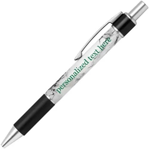 Vista 28 de Bolígrafo personalizado – Nombre o mensaje personalizado – Colores o impresiones – Regalo de papelería, suministros para la escuela de negocios