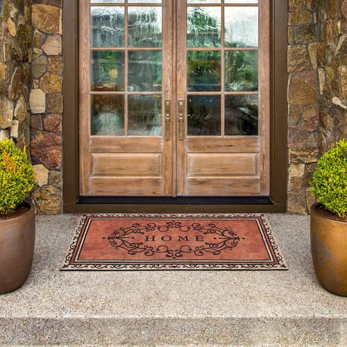 Vista 8 de Tapete de Bienvenida Grande de 47"x22" para Exteriores de Servicio Pesado con Respaldo de Goma Antideslizante - Tapete Duradero para Puerta Exterior