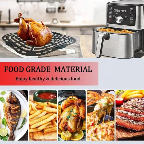 Vista 3 de Bandeja de freidora de aire de 6 cuartos para freidora instantánea Pot Vortex Plus 6 en 1 6QT XL, parrilla de alta calidad, rejilla para freidora