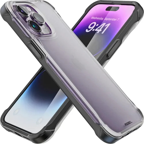 Vista 25 de Phone REBEL - Funda transparente para iPhone 14 Plus [Crystal Series Gen-4] Compatible con MagSafe Resistente, Antiarañazos, Sin Amarilleo