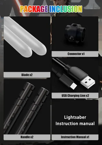 Vista 15 de jvmusaber Dueling Lightsaber Light Saber for Kids Adults, Light Sword Toy