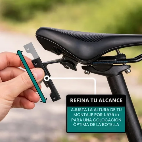 Vista 5 de VeloChampion Soporte universal para botella de agua para bicicleta y 2