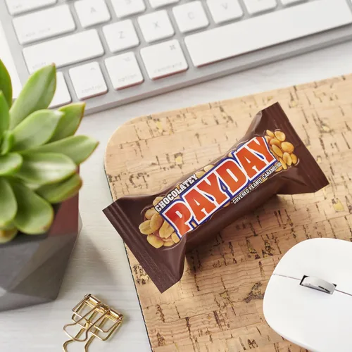 Vista 3 de PayDay - Barras de caramelo de chocolate surtidas – Pay Day Original y Pay Day Chocolatey – Barras de cacahuete, caramelo y chocolate – 36 piezas