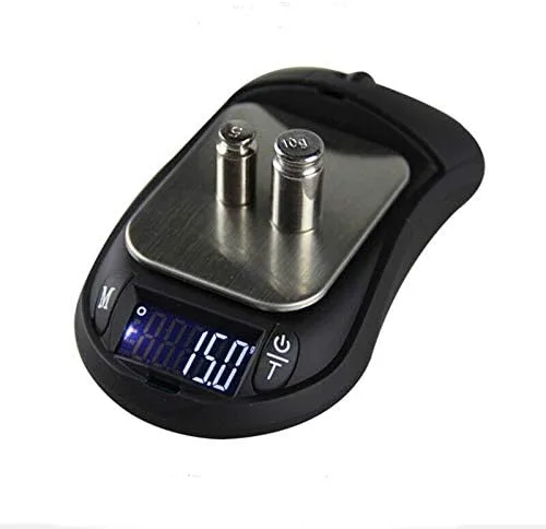 Vista 2 de Báscula digital portátil de bolsillo, báscula digital multifunción para cocina, báscula de alimentos para hornear joyas, peso (0.00 oz-3.53 oz)