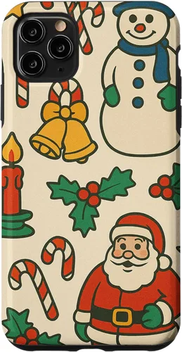 Vista 13 de Patrón retro de los años 90, decoración nostálgica de vacaciones para iPhone 16
