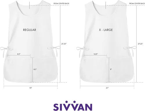 Vista 6 de Sivvan Delantal unisex - Delantal Cobbler Paquete de 3