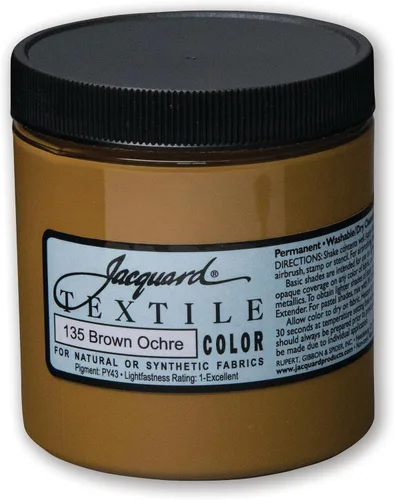 Vista 31 de Jacquard Pintura Textil 8 Oz Negro