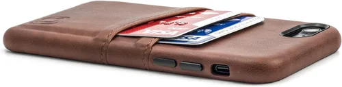 Vista 4 de Dockem Funda tipo cartera para iPhone SE 3 (2022), iPhone SE 2020, iPhone 8/7: piel sintética suave de alta calidad con 2 ranuras para tarjetas