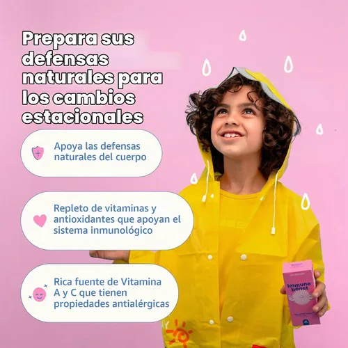 Vista 2 de JoySpring Gotas de apoyo inmunológico para niños, saúco, 2 onzas líquidas