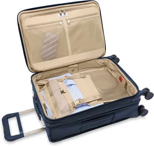 Vista 16 de Briggs & Riley Spinner, Azul Marino, 22-inch Baseline Essential Carry-On, Briggs & Riley Spinners de línea base