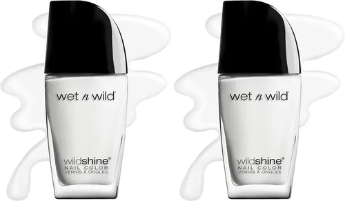 Vista 27 de wet n wild Wild Shine Esmalte de Uñas, Orange-Red Nuclear War, Color de Uñas Guerra nuclear
