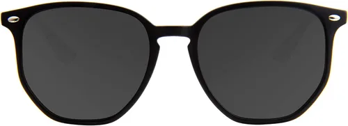 Vista 5 de MAXJULI Gafas de sol hexagonales polarizadas de gran tamaño para mujer, con marco de polígono TR90, 8821