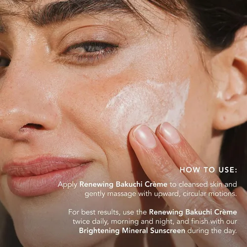 Vista 7 de RANAVAT - Crema facial renovadora Bakuchi, hidratante facial diario con hidratación de 12 horas para aumentar la función de barrera de la piel