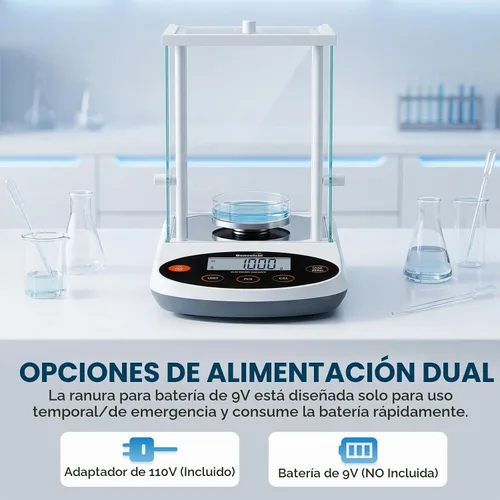 Vista 7 de Bonvoisin Balanza analítica de 300 gx1 mg báscula de laboratorio de precisión báscula electrónica digital, escala analítica de laboratorio de 1 mg