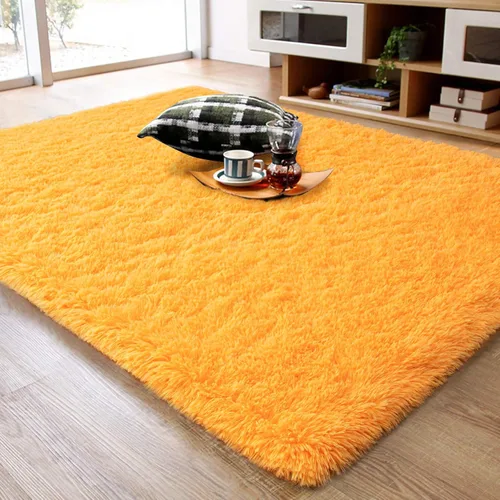 Vista 25 de Ompaa Alfombra Esponjosa, Alfombras de Área Súper Suaves y Peludas para Dormitorio y Sala de Estar - 6' x 9' Alfombra Grande de Felpa Peluda Shag