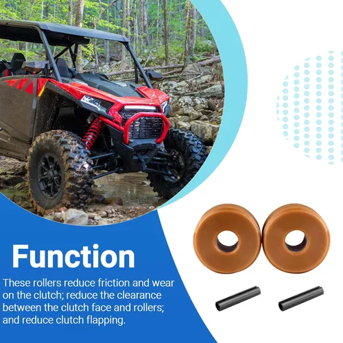 Vista 4 de CULMKARI Kit de reparación de embrague secundario para rodillos Polaris 2016-2020 Rzr Ranger General 1000 900 Reemplaza 3514926 3514929 3234202