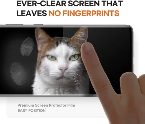 Vista 3 de Protector de pantalla mate antirreflejos para Galaxy Z Flip 4, juego de 3 películas (interior, exterior, bisagra) para un tacto perfecto, sin