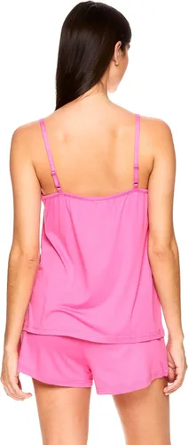Vista 7 de bebe Pijama de 3 piezas para mujer camiseta sin mangas y pantalones cortos de pijama para dormir