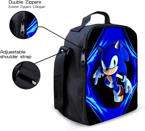 Vista 6 de AWSFYESV Mochila 3-en-1 de dibujos animados impresa en 3D, mochila linda mochila casual mochila de viaje mochila deportiva de moda, S01