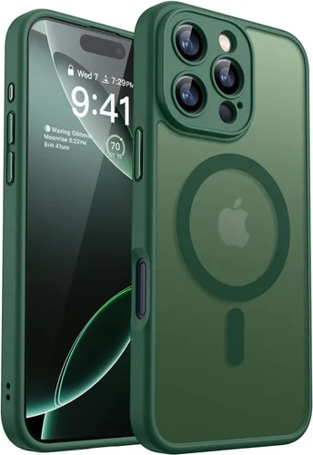 Vista 137 de CANSHN Funda magnética compatible con iPhone Air (6.5 pulgadas), mejorada [protección completa de la cámara] [compatible con Magsafe]