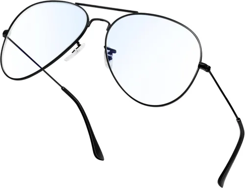 Vista 20 de KANASTAL Aviator Sunglasses Men Women Military Polarized Sunglasses UV400 Negro/Negro