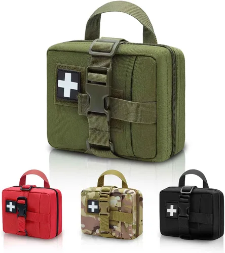 Vista 9 de Molle Rip Away Ifak bolsa táctica de primeros auxilios bolsa de utilidad médica EMT bolsa sólo
