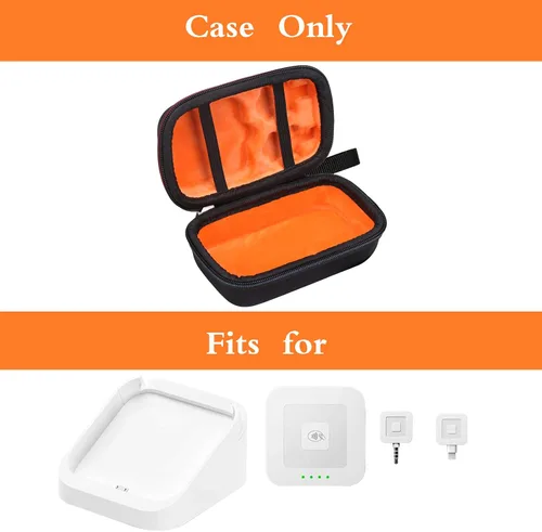 Vista 7 de Mchoi Funda rígida portátil compatible con base de lector cuadrada, solo funda