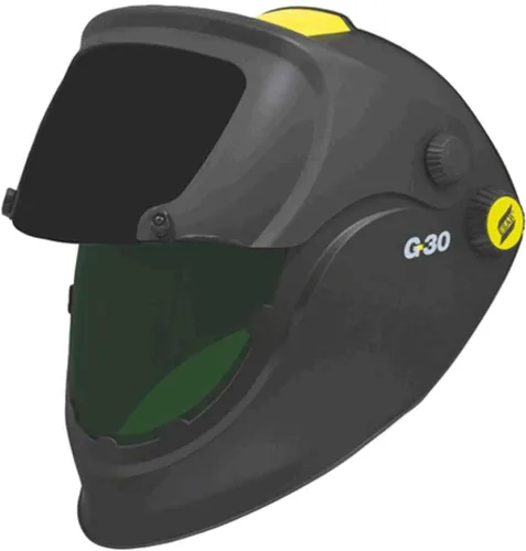 Vista 2 de ESAB 0700000430 G30 Shade 10 Passive Flip Up Rectificado Casco de soldadura