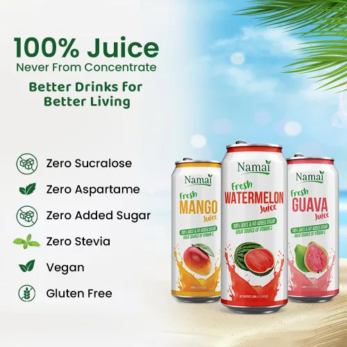 Vista 3 de Namai Jugo 100% Puro y Natural de Pitahaya, Sin Azúcar Añadida, Sin Conservantes, Paquete de 24
