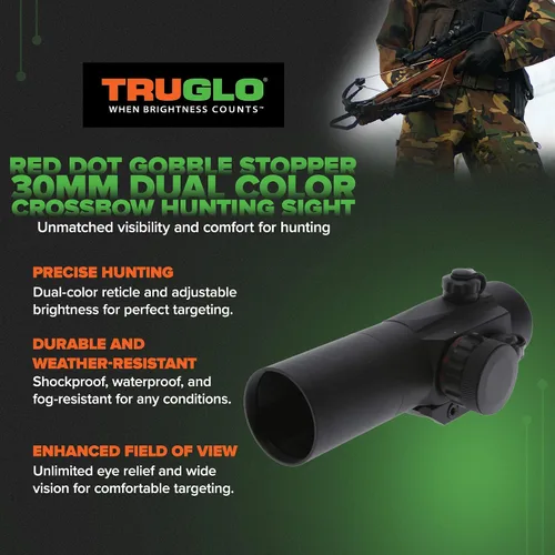 Vista 2 de Truglo Gobble Stopper 30MM Turkey Sight for Hunting, 3MOA