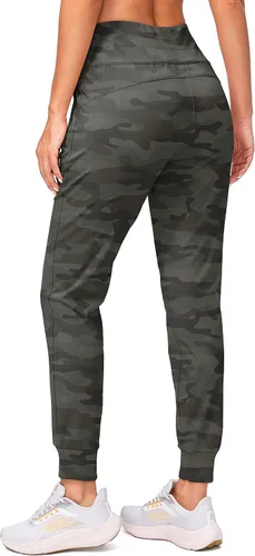 Vista 25 de G Gradual Pantalones deportivos con forro polar para mujer, de cintura alta, resistentes al agua, térmicos, para invierno, correr, senderismo