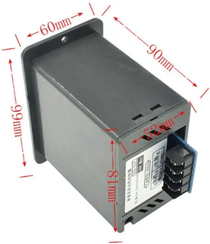 Vista 8 de Controlador de motor de CC X0540 40A 12V24V36V48V Control de velocidad del motor PWM Interruptor de velocidad variable