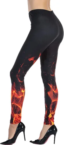 Vista 33 de Ndoobiy pantalones de yoga para mujer, pantalones de entrenamiento básicos, leggings impresos, leggings suaves y mantecosos Un juego