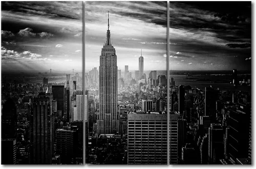 Vista 14 de Impresión fotográfica de paisajes oceánicos en blanco y negro, obra de arte en lienzo de paisaje marino, estirado y enmarcado, lienzo de ojo