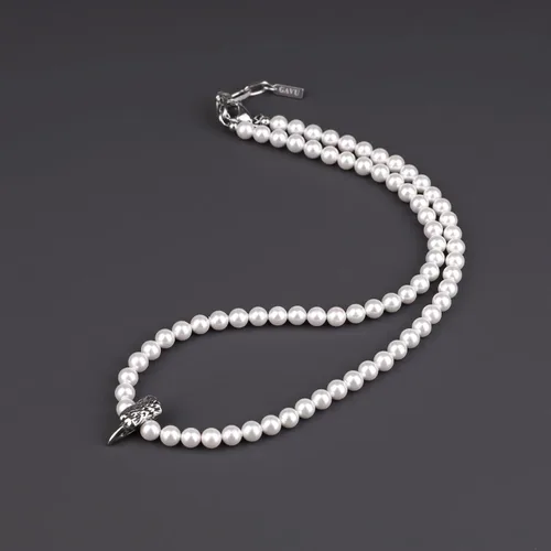 Vista 6 de GAVU Collar de perlas para hombre