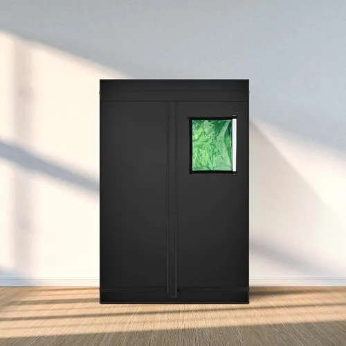 Vista 7 de Outvita Carpa de Cultivo de 47" x 24" x 70", Cuarto de Cultivo de Plantas Hidropónicas con Mylar Altamente Reflectante con Bandeja de Piso Removible