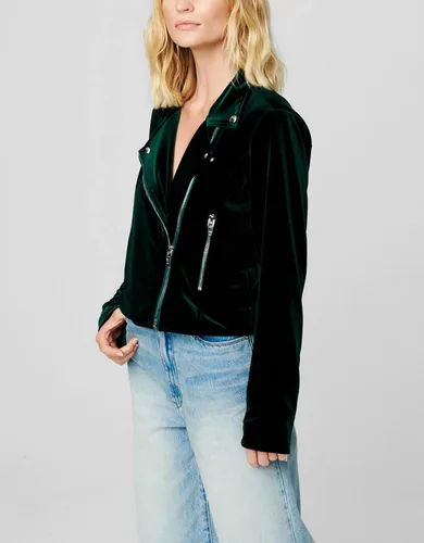 Vista 2 de BLANKNYC Ropa de lujo para mujer, chaqueta de moto de cuero vegano, abrigo cómodo y elegante