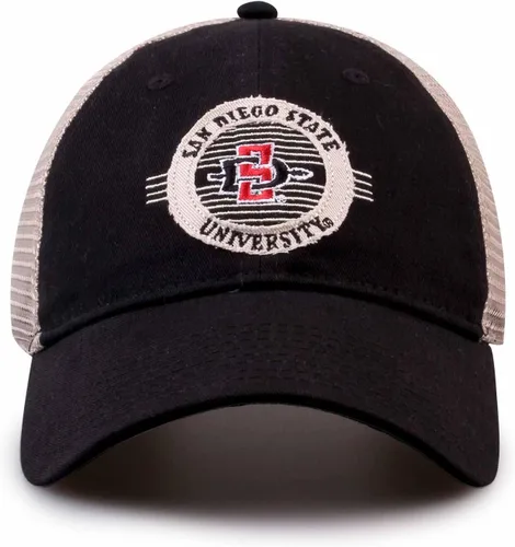 Vista 31 de The Game NCAA Snapback - Parche de malla - Comodidad clásica - Tamaño ajustable - Deja que todos sepan a qué equipo apoyas School seal patch with