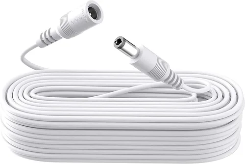 Vista 10 de Cable de extensión de alimentación CC de 6 pies 2 M, cobre puro de primera calidad, adaptador de corriente de 12 V, cable de extensión de 0.217 in x