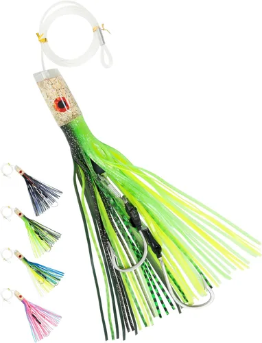 Vista 14 de BLUEWING Señuelo de Curricán para Pesca Mayor de 6 pulgadas/9 pulgadas/11 pulgadas/12 pulgadas/14 pulgadas/15 pulgadas/20 pulgadas, Aparejos de Agua