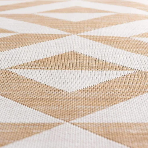 Vista 6 de Unique Loom Jill Zarin Outdoor Collection - Alfombra rectangular (2 pies 2 pulgadas x 3 pies 1 pulgadas, rectangular, beige y marrón)