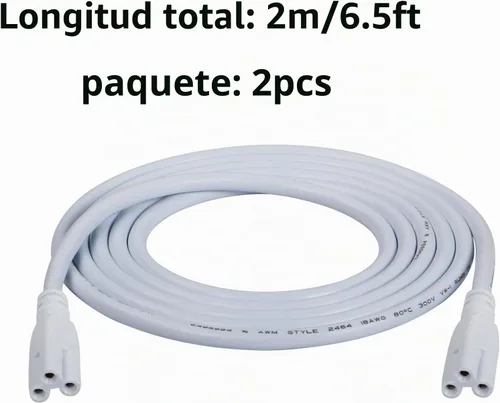 Vista 7 de SinLoon Certificación UL-LP T5 T8 Lámpara LED de conexión de cable de techo, luces de techo LED de luz diurna LED de tubo integrado, cables