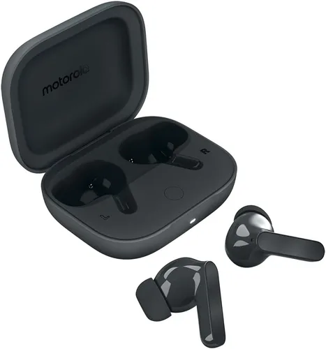 Vista 3 de Motorola Moto Buds Bass XT2443-1 Dynamic ANC, matriz de micrófonos triple, Bluetooth 5.3, IP54 resistente al agua y al polvo, audio Dolby Atmos