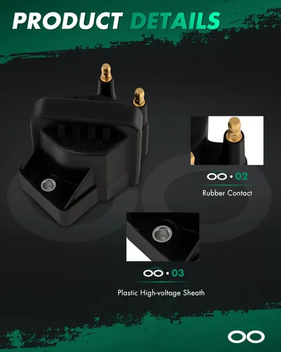 Vista 3 de SCITOO Paquete de bobinas de encendido para Pontiac Montana 3.4L 1999-2005 para Grand Prix 3.8L 1997-2008 para Oldsmobile Alero 3.4L 1999-2004