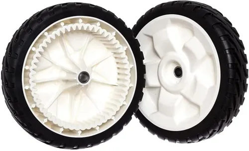 Vista 3 de Toro Original OEM 2-Pack de 137-4832 (Reemplaza 119-0311) Ruedas de transmisión delanteras para cortacéspedes autopropulsados FWD de 22 pulgadas