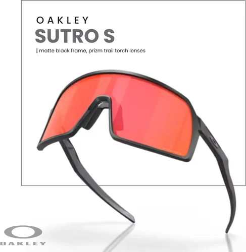 Vista 101 de Oakley Sutro OO9406 / OO9462 - Lentes de sol para hombre, kit de correa de accesorios, bolsa de microfibra