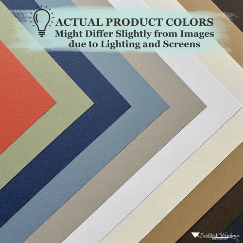 Vista 8 de Cardstock Warehouse Materica - Papel de cartulina gris arcilla – 25 hojas, 12 x 12 pulgadas – 92 lb./250GSM/16 Pt. Grueso de alta calidad gris mate